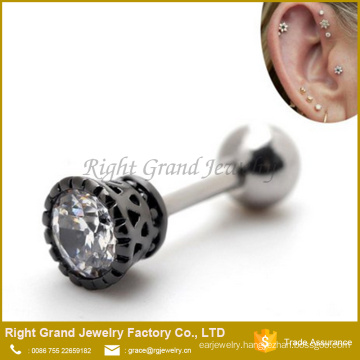 16g Surgical Steel Cartilage Tragus Forward Helix Ear Studs Earrings Body Jewelry